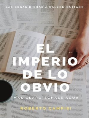 cover image of El Imperio de lo Obvio